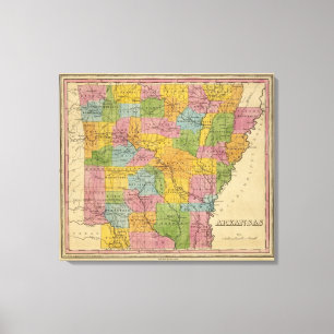Arkansas 7 canvas afdruk
