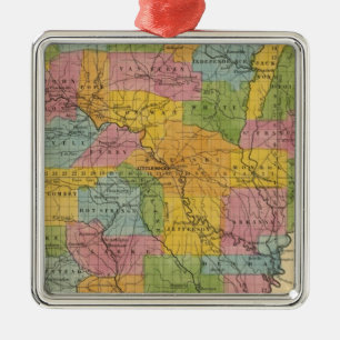 Arkansas 7 metalen ornament