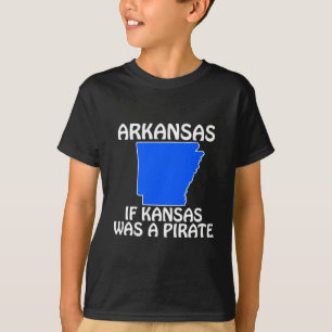 Arkansas - Als Kansas een piraat was T-shirt