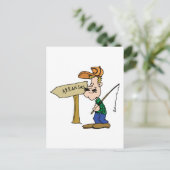 Arkansas AR Fisherman Vintage Travel Souvenir Briefkaart (Staand voorkant)