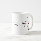 Arkansas au Texas - Coeur2Coeur Coffee Mug (Devant droit)