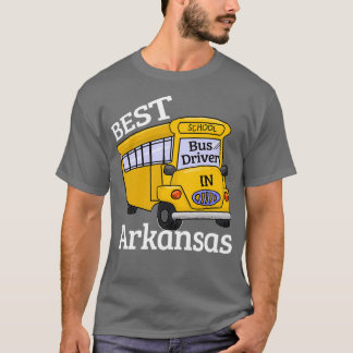 Arkansas Best School Bus Driver T-shirt