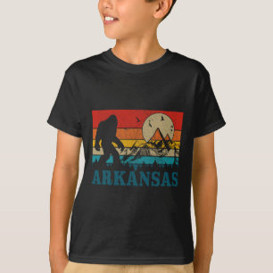 Arkansas Bigfoot Vintage Bergen Wandelen Kamperen T-shirt