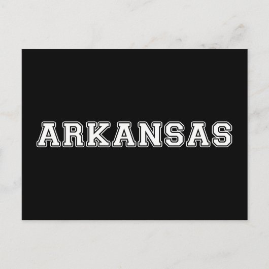 Arkansas Briefkaart (Voorkant)