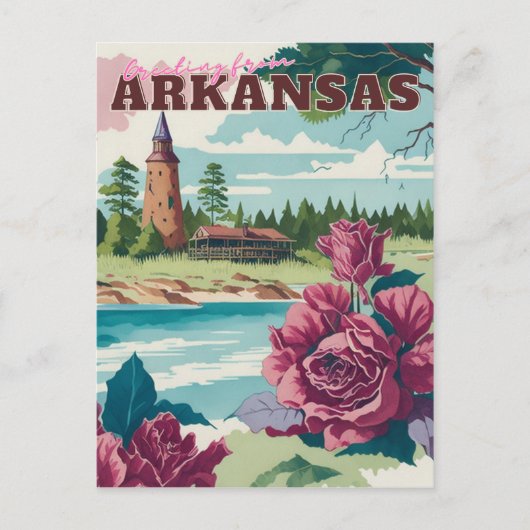 Arkansas Briefkaart (Voorkant)