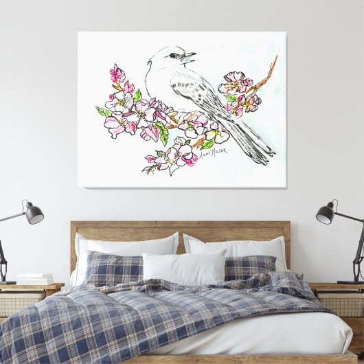 Arkansas Canvas Afdruk (Insitu (Slaapkamer))