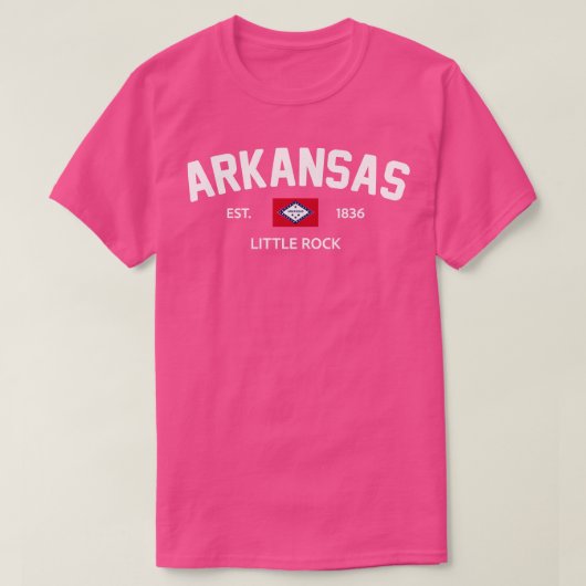 Arkansas Collegiate Preppy TShirt (Design devant)