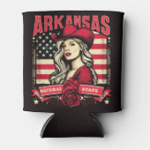 Arkansas Cowgirl Blikjeskoeler (Voorkant)