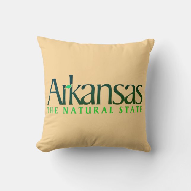 Arkansas De Natuur Staat Kussen (Voorkant)