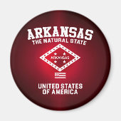 Arkansas De Natuurlijke Staat Magneet (Voorkant)