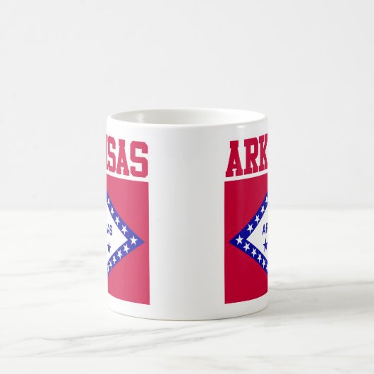 Arkansas Drapeau Mug (Centre)