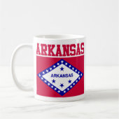 Arkansas Drapeau Mug (Gauche)