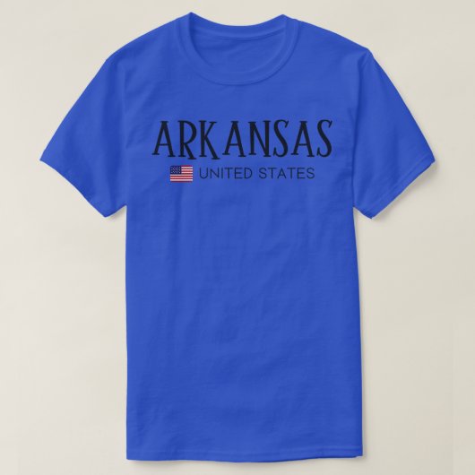 Arkansas États-Unis TShirt (Design devant)