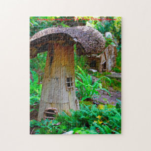 Arkansas Fairy Village. Kerstgroeten Legpuzzel