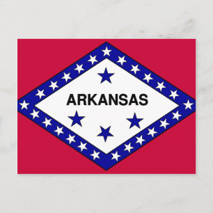 Arkansas Flag Briefkaart