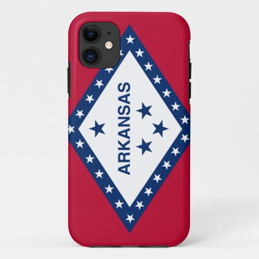 Arkansas Flag Case-Mate iPhone Case (Achterkant)