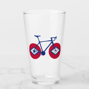 Arkansas Flag Cycling Glas