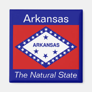 Arkansas Flag Magnet Magneet