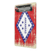 Arkansas grunge Flag Mini Klembord (Angled2)