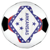 Arkansas grunge Flag Voetbal (Gedraaid)
