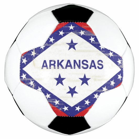 Arkansas grunge Flag Voetbal (Voorkant)
