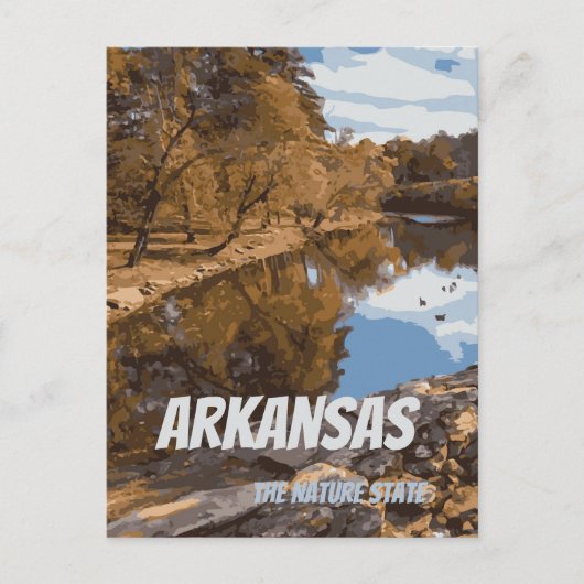Arkansas het Briefkaart van de natuur staat (Voorkant)