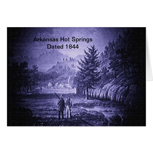 Arkansas Hot Springs Vintage 1844 (Devant horizontal)