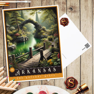 Arkansas hyperrealistisch Briefkaart