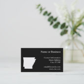 Arkansas in White Visitekaartje (Staand voorkant)