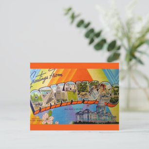 Arkansas kaart Briefkaart