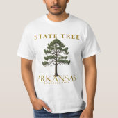 Arkansas Loblolly Pine Tree Design T-shirt (Voorkant)