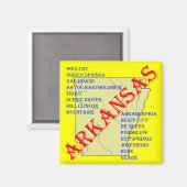 ARKANSAS MAGNEET (Voorkant / Achterkant)