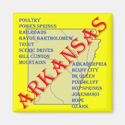 ARKANSAS MAGNEET (Voorkant)