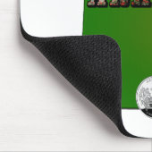 Arkansas Map, Seal and State Faux Quarter Muismat (Hoek)