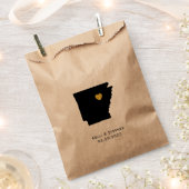 Arkansas Mariage Favor Traiter Sacs Papier Sacs Ca (Coupé)