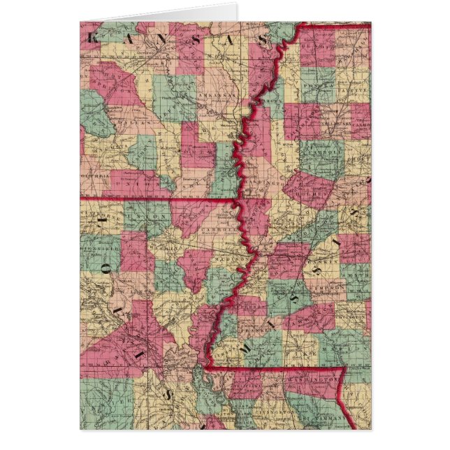 Arkansas, Mississippi en Louisiana (Voorkant)