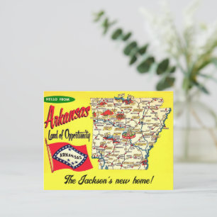 Arkansas - Nieuw huis ansichtkaart Briefkaart