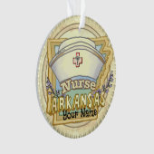 Arkansas Nurse Ornament (voorkant)