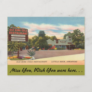 Arkansas, Ole King Cole Restaurant Briefkaart
