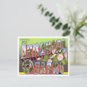 Arkansas Ozarks Big Letters Briefkaart (Staand voorkant)