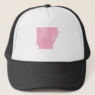 Arkansas Pink Grunge Trucker Pet