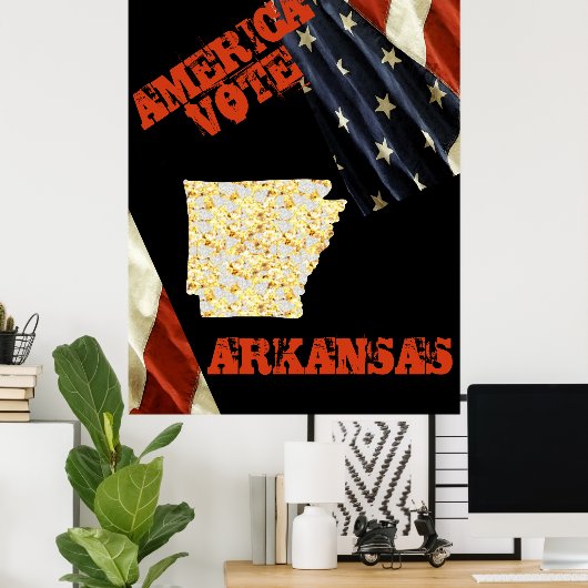 ARKANSAS  POSTER (Thuiskantoor)