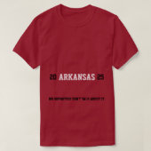 Arkansas Razorbacks 2025 T-Shirt (Design devant)