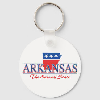 Arkansas Red White & Blue Sleutelhanger