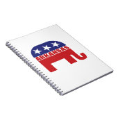 Arkansas Republican Elephant Notitieboek (Rechterzijde)