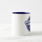 Arkansas River, Colorado Tweekleurige Koffiemok (Center)