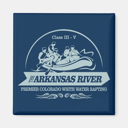 Arkansas River (rafting2) Magneet (Voorkant)