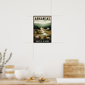  Arkansas Rustic Rivers Poster (Keuken)