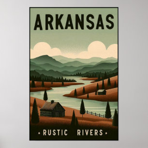 Arkansas Rustic Rivers Poster