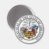 Arkansas Seal Magneet (Voorkant / Achterkant)